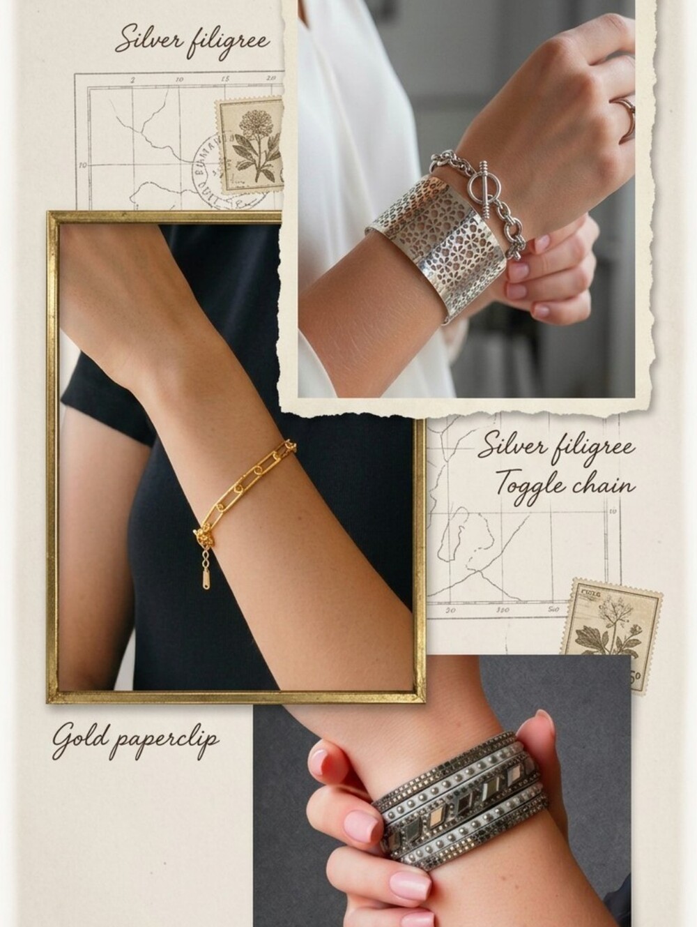 You Pick! Variety of Stylish Modern Bracelets! All New!  $12 Each